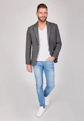 SteffenKlein Sakko Centered Grau/Hellblau