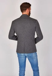 SteffenKlein Sakko Centered Grau/Hellblau