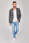 SteffenKlein Sakko Centered Grau/Hellblau