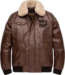 PME LEGEND Bomberjacke Hudson Braun/Dunkelbraun