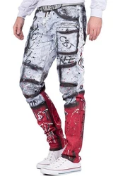 Cipo & Baxx Regular-fit Jeans Denim Hose BA-CD683 Blau