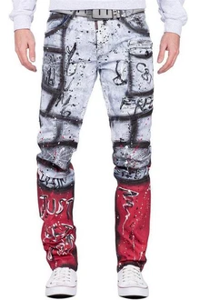 Cipo & Baxx Regular-fit Jeans Denim Hose BA-CD683