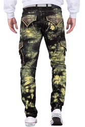 Cipo & Baxx Regular-fit Jeans Hose BA-CD677 Gelb