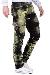 Cipo & Baxx Regular-fit Jeans Hose BA-CD677 Gelb