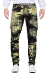 Cipo & Baxx Regular-fit Jeans Hose BA-CD677 Gelb
