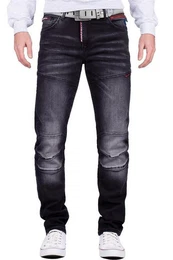 Slim-fit-Jeans stonewashed Denim Hose BA-CD699 (1-tlg)