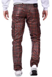 Cipo & Baxx Regular-fit Jeans Cargo Hose BA-CD721 Rot