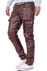 Cipo & Baxx Regular-fit Jeans Cargo Hose BA-CD721 Rot