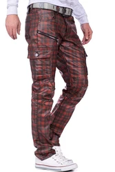 Cipo & Baxx Regular-fit Jeans Cargo Hose BA-CD721 Rot
