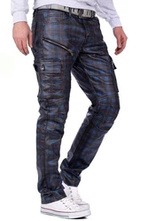 Cipo & Baxx Regular-fit Jeans Cargo Hose BA-CD721 Blau