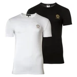 Versace T-Shirt Herren 2er Pack Dunkelblau/Weiß/Schwarz/Lila/Creme