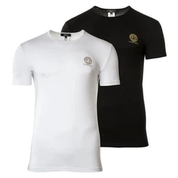 Versace T-Shirt Herren 2er Pack Dunkelblau/Weiß/Schwarz/Lila/Creme