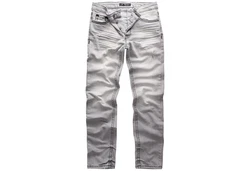 Amaci&Sons Stretch-Jeans Columbus Herren Regular Slim Denim Hose Grau/Silber/Dunkelgrau/Hellgrau
