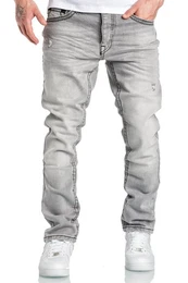 Stretch-Jeans Columbus Herren Regular Slim Denim Hose