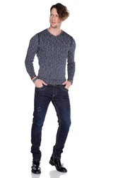 Cipo & Baxx V-Ausschnitt Pullover CP142 CP142
