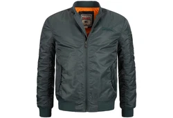 Lonsdale Bomberjacke POOLSTOCK Dunkelgrau/Grau