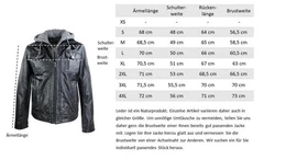 Lederjacke Rex hochwertiges Bffelleder abtrennbarer Textileinsatz