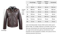 Lederjacke Rex hochwertiges Bffelleder abtrennbarer Textileinsatz