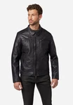RICANO Lederjacke Shelby Schwarz/Rot