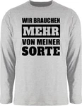Shirtracer Rundhalsshirt Sprüche Statement Wir brauchen mehr von meiner Sorte schwarz