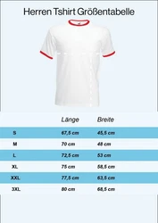 Youth Designz T-Shirt Schweiz Herren Trikot Look Creme/Weiß/Rot/Dunkelrot