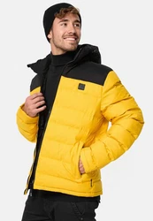 Indicode Herren Steppjacke Eberhardy Lemon Pie