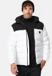 Indicode Herren Steppjacke Eberhardy Offwhite