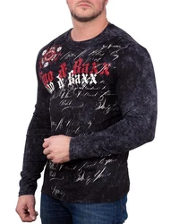 Cipo & Baxx Longsleeve Herren Longsleeve BA-CL489 Schwarz