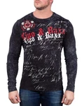 Cipo & Baxx Longsleeve Herren Longsleeve BA-CL489 Schwarz