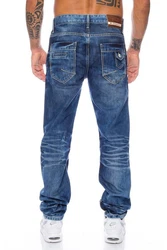 Cipo & Baxx Regular-fit Jeans Herren Hose Blau/Hellblau