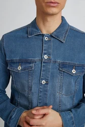Solid Jeansjacke SDHuxley Dunkelblau/Blau/Hellblau