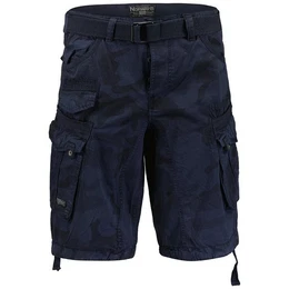 Cargoshorts Herren kurze Hose Brpanoramique Camo (1-tlg) Mit Grtel
