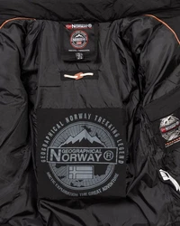 Geographical Norway Steppjacke Parka Verveine Schwarz/Orange