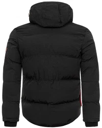 Geographical Norway Steppjacke Parka Verveine Schwarz/Orange