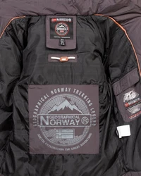 Geographical Norway Steppjacke Parka Verveine Dunkelgrau/Grau/Braun/Dunkelbraun