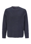 Paddock's Rundhalspullover Regular-Fit Dunkelblau