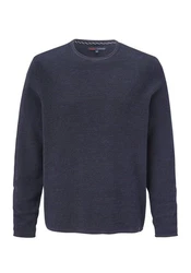 Paddock's Rundhalspullover Regular-Fit Dunkelblau