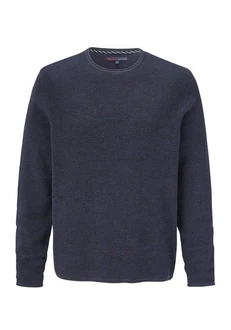 Paddock's Rundhalspullover Regular-Fit Dunkelblau Paddock's Rundhalspullover Regular-Fit Dunkelblau