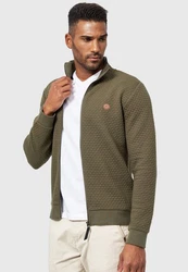 Indicode Sweatjacke Bermie Dunkelgrün/Khaki