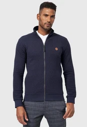 Indicode Sweatjacke Bermie Marineblau