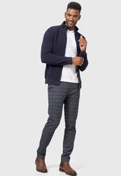 Indicode Sweatjacke Bermie Marineblau
