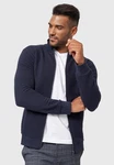 Indicode Sweatjacke Bermie Schwarz/Orange