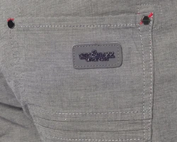 Cipo & Baxx Slim-fit-Jeans Herren Stoffhose Jeans Hellgrau/Grau
