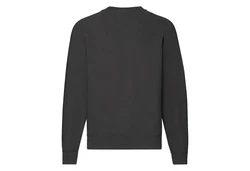 Fruit of the Loom Sweatshirt Classic Raglan Sweat Dunkelgrau/Grau/Hellgrau/Schwarz