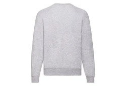 Fruit of the Loom Sweatshirt Classic Raglan Sweat Grau/Hellgrau