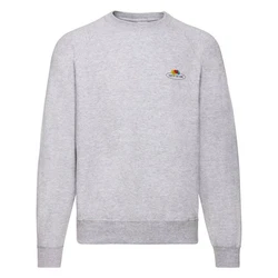 Fruit of the Loom Sweatshirt Classic Raglan Sweat Grau/Hellgrau