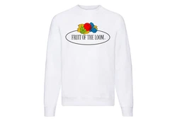 Fruit of the Loom Sweatshirt Classic Raglan Sweat Hellblau/Weiß/Blau/Gelb/Rosa/Mischfarben