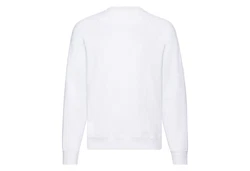 Fruit of the Loom Sweatshirt Classic Raglan Sweat Weiß/Mischfarben/Creme
