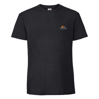 Fruit of the Loom Rundhalsshirt Ringspun Premium T-Shirt Schwarz/Dunkelgrau/Grau/Dunkelblau
