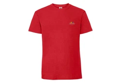 Fruit of the Loom Rundhalsshirt Ringspun Premium T-Shirt Rot